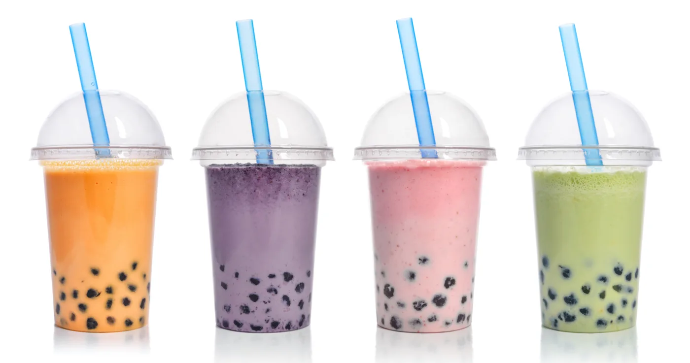 Boba Milk Tea with Tapioca Pearls - Vietnamese Beverage at Tu Do Deli Lake Worth Beach FL