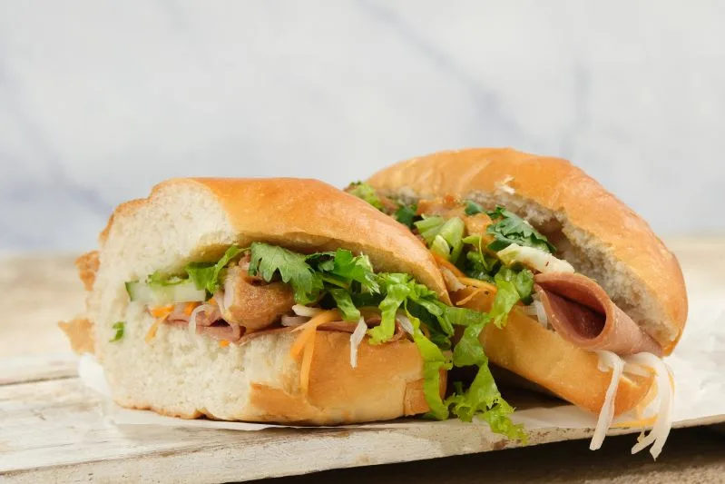 Cold Cuts Banh Mi Sandwich - Vietnamese Deli Sandwich at Tu Do Deli Lake Worth Beach FL